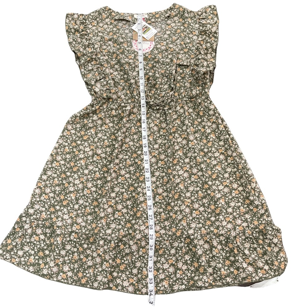 Umgee Ditsy Floral Ruffle Short Dress - Picture 8 of 15